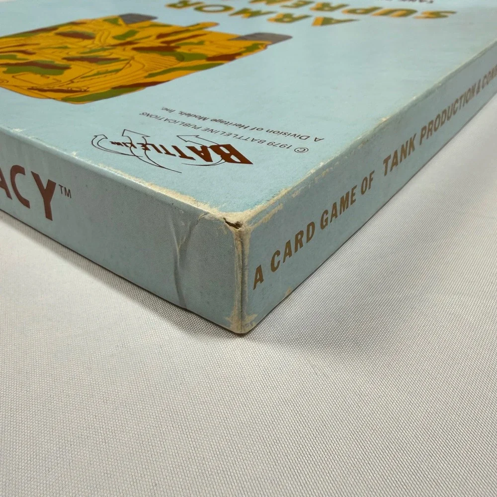 Armor Supremacy 1979 Battleline WWII Tank Card Game COMPLETE 108 Cards VTG